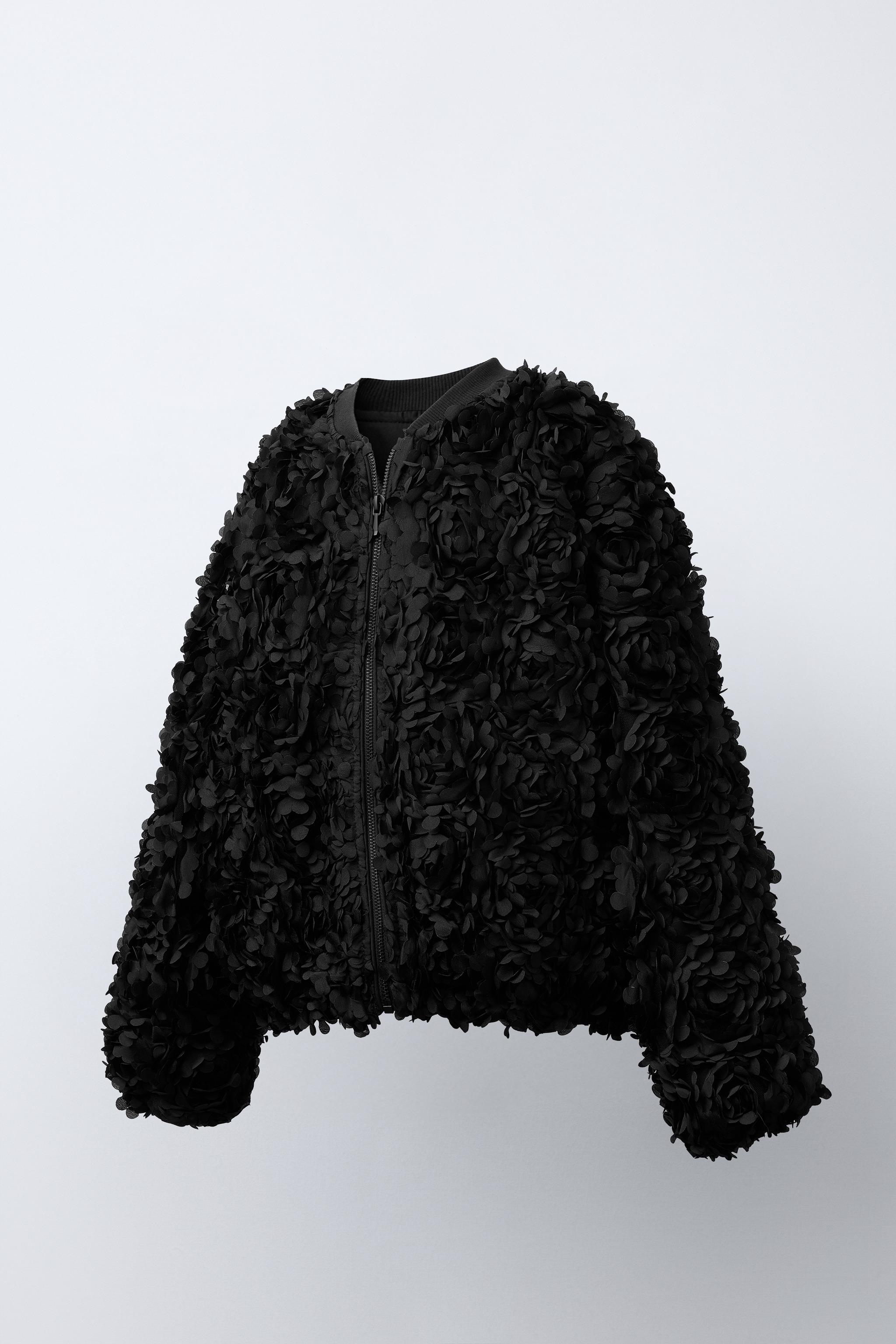 BLOUSON BOMBER À FLEURS